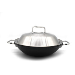 Fissler Adamant Pro Wok Tava 31 Cm Kapaklı - 1