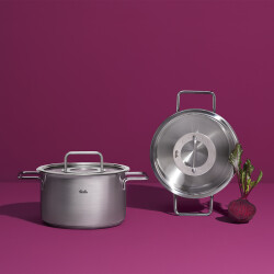 Fissler Pure Collection 9 Parça Metal Kapak Çelik Tencere Seti - 3