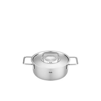 Fissler Pure Collection Metal Kapak Kısa Tencere 24 cm - 1