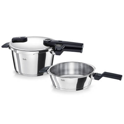 Fissler Vitaquick Glossy Düdüklü Tencere 4,5+2,5 Litre - 1